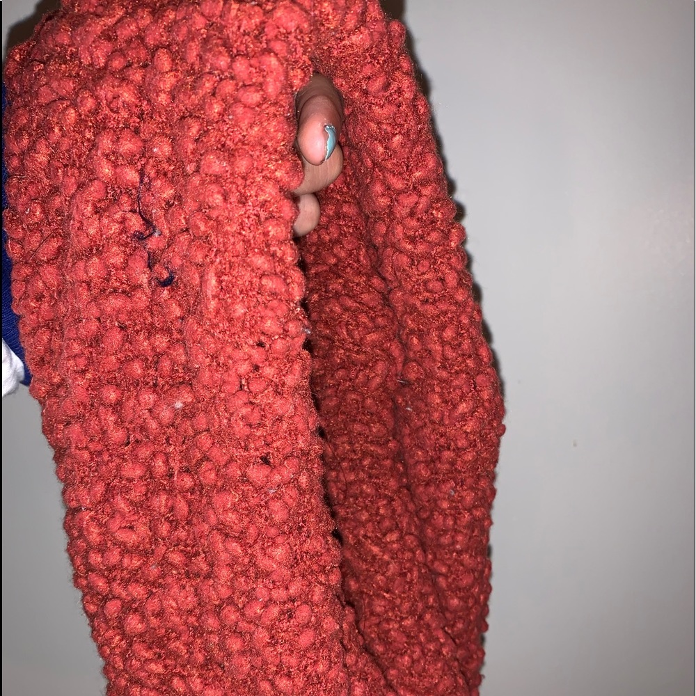 Coral colored scarf from aerie
